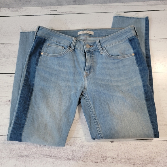 Mavi Denim - Mavi Blue Straight Leg Jeans with Tuxedo Stripe